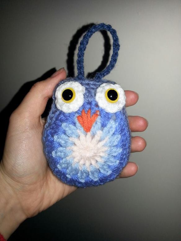 Crocheted Little Owl